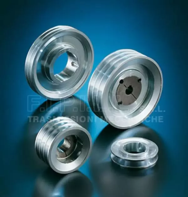 Poulies Trapézoïdales en Acier avec Alésage pour Boussole Taper-Lock