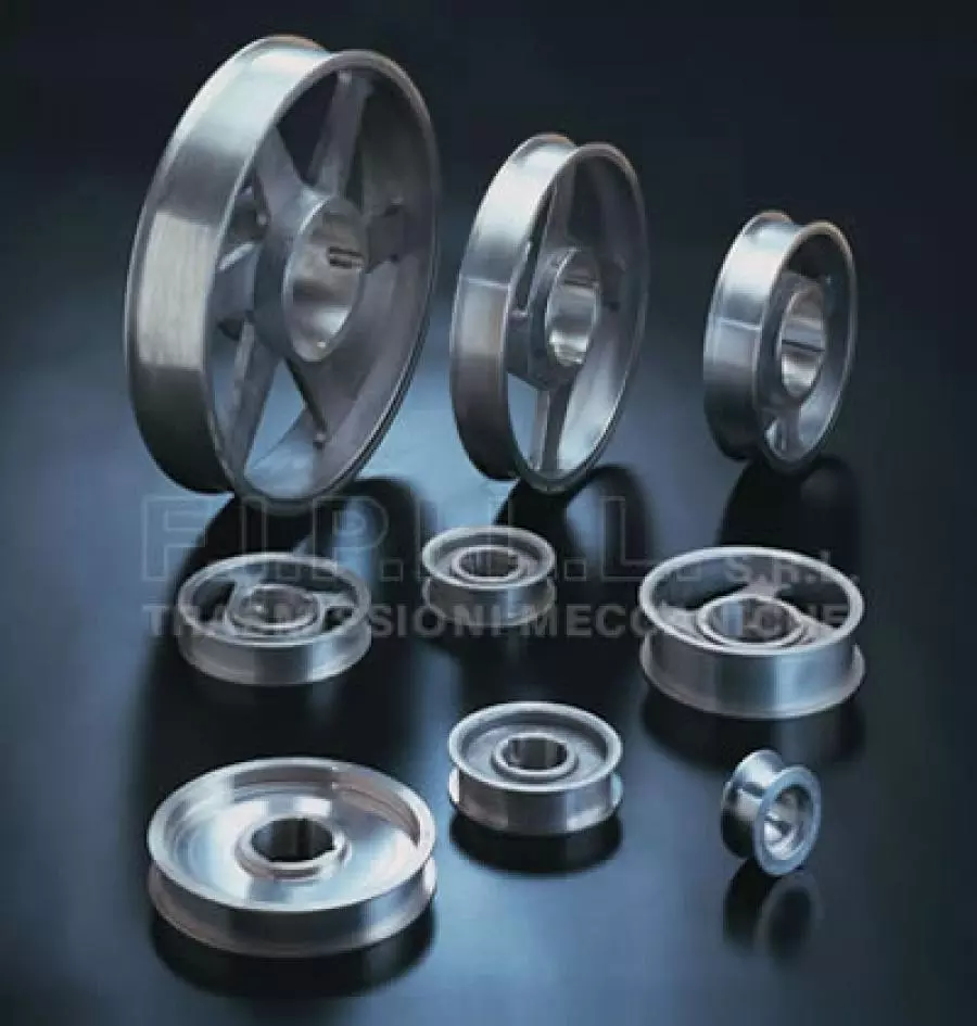 Flat Belt Flanged Pulleys with Bore for Taper-Lock Bush