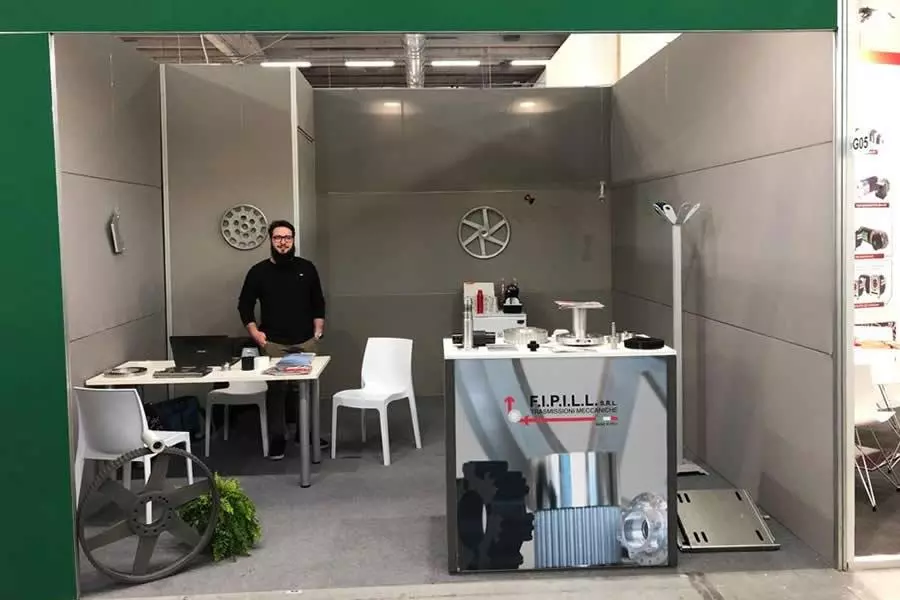 Aquí están las fotos del stand de F.I.P.I.L.L. en el Parma MECSPE